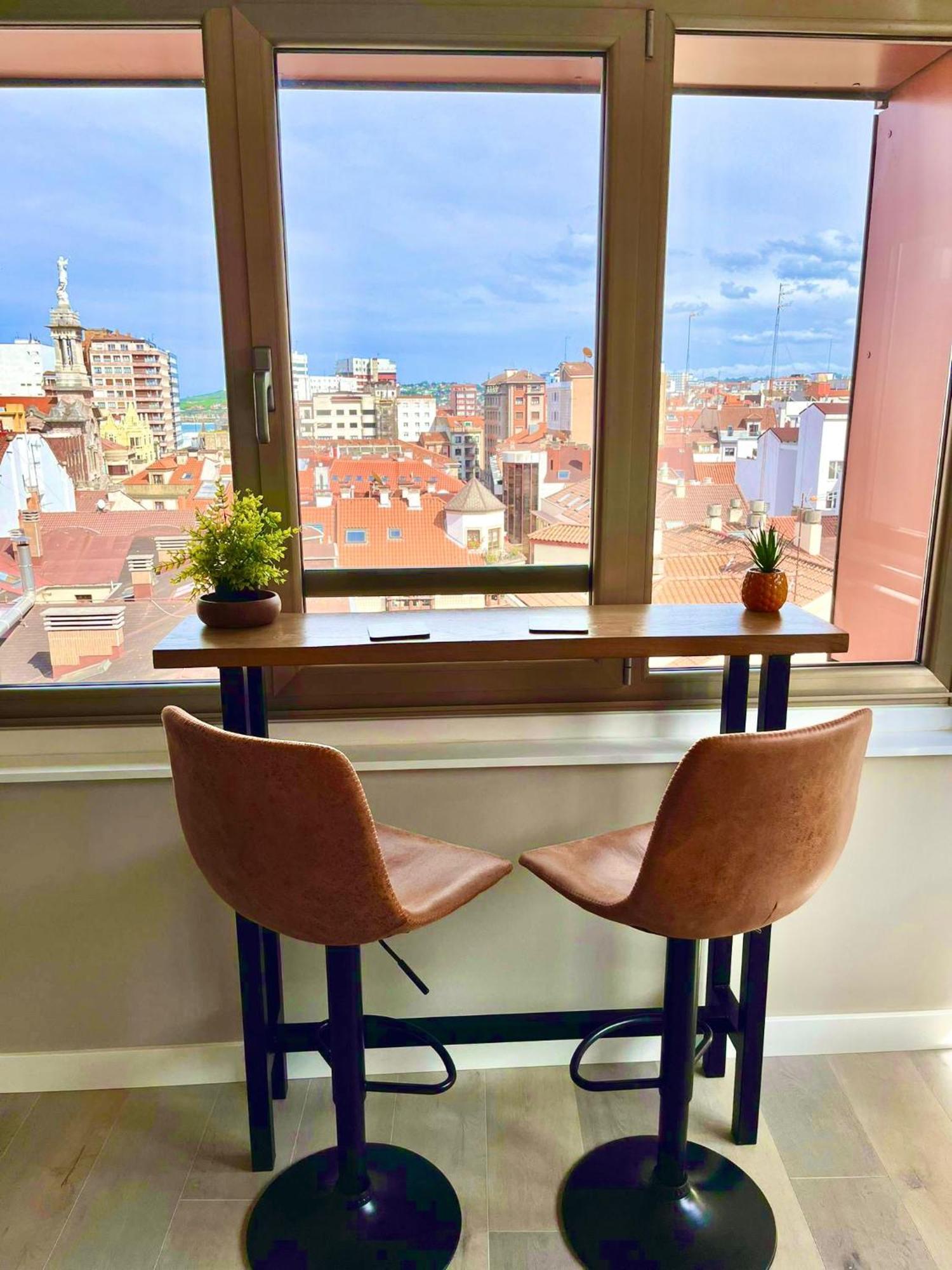 El Mirador Del Centro Lejlighed Gijón Eksteriør billede