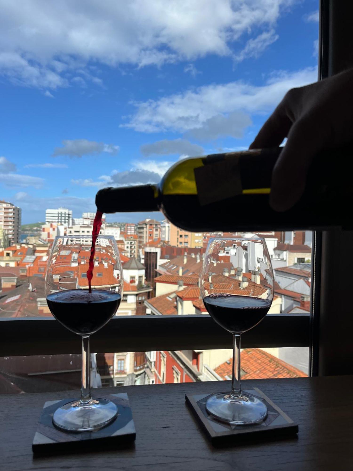 El Mirador Del Centro Lejlighed Gijón Eksteriør billede
